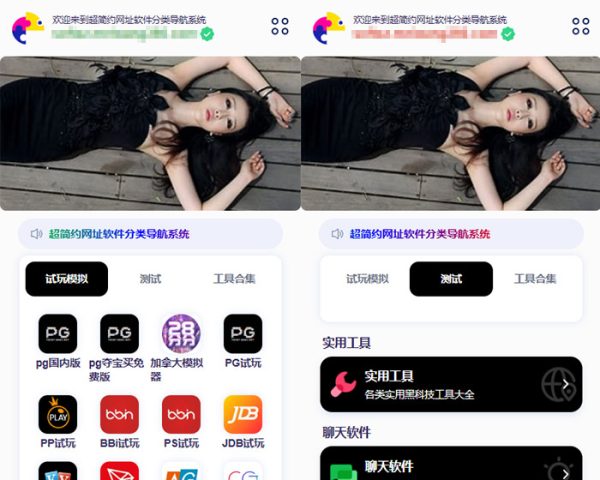 网址软件分类导航系统/软件下载源码,APP分发站引导,导航页平台-站点导航-金领云创科技-私域系统官网
