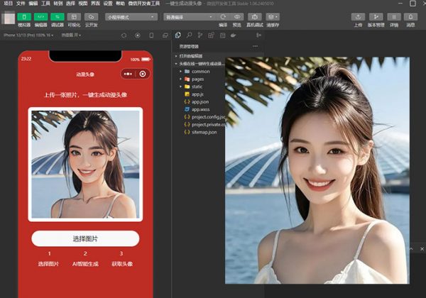 AI人脸动漫头像生成系统小程序源码在线生成动漫头像卡通动漫头像生成diy动漫头像制作小程序源码-金领云创科技-私域系统官网