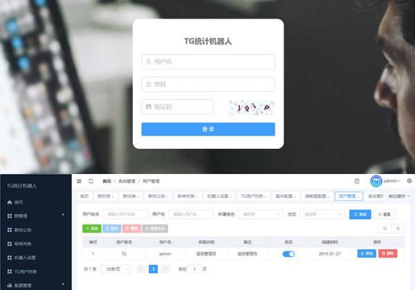 【全开源运营】Telegram统计机器人源码/TG群管记账群发机器源码人/TG自动记账全飞机群管全开源版本-金领云创科技-私域系统官网